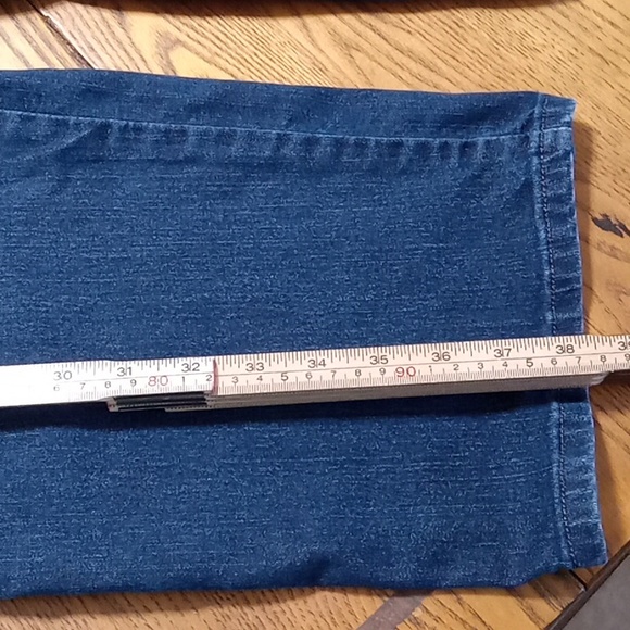 LEE Jeans Women 20 BLUE Denim Preowned CLASSIC FIT STRAIGHT LEG Used Spring - Picture 4 of 12